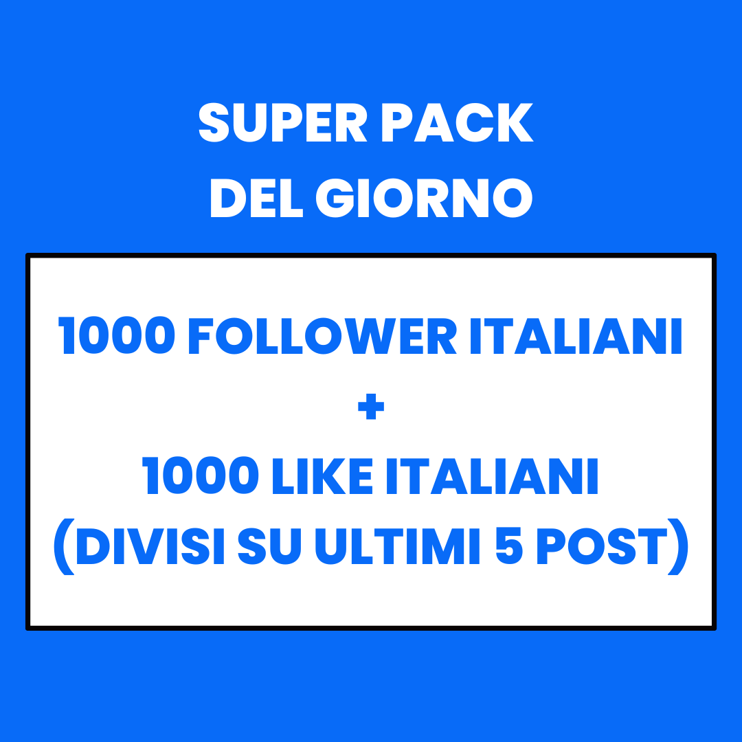 SUPER PACK DEL GIORNO