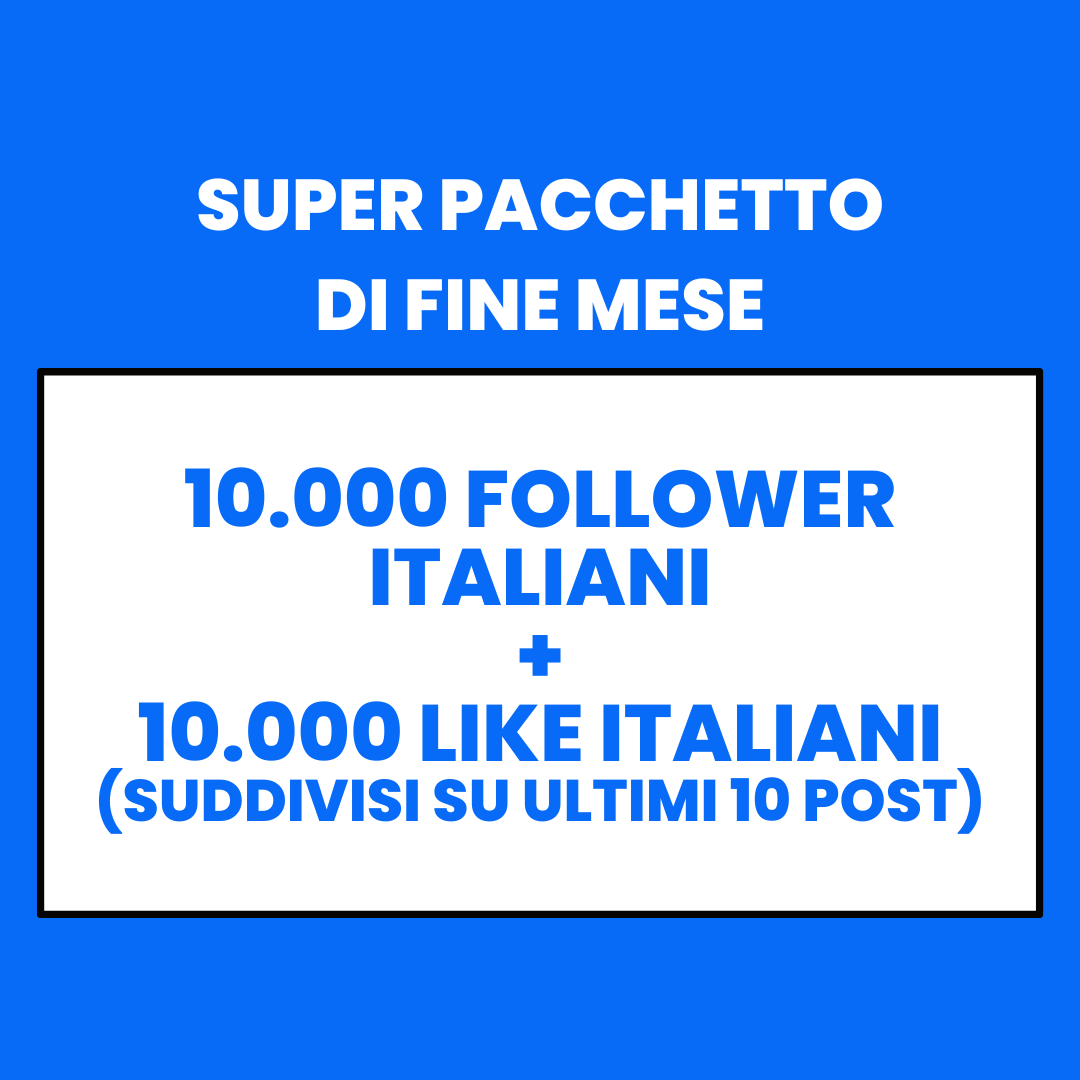 SUPER PAK DI FINE MESE