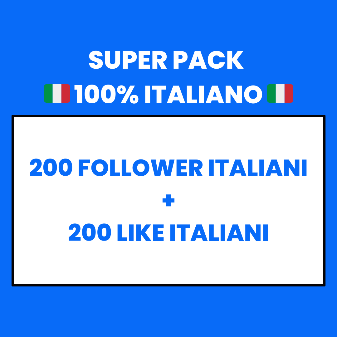 PACK 100% ITALIANO ECONOMICO🇮🇹